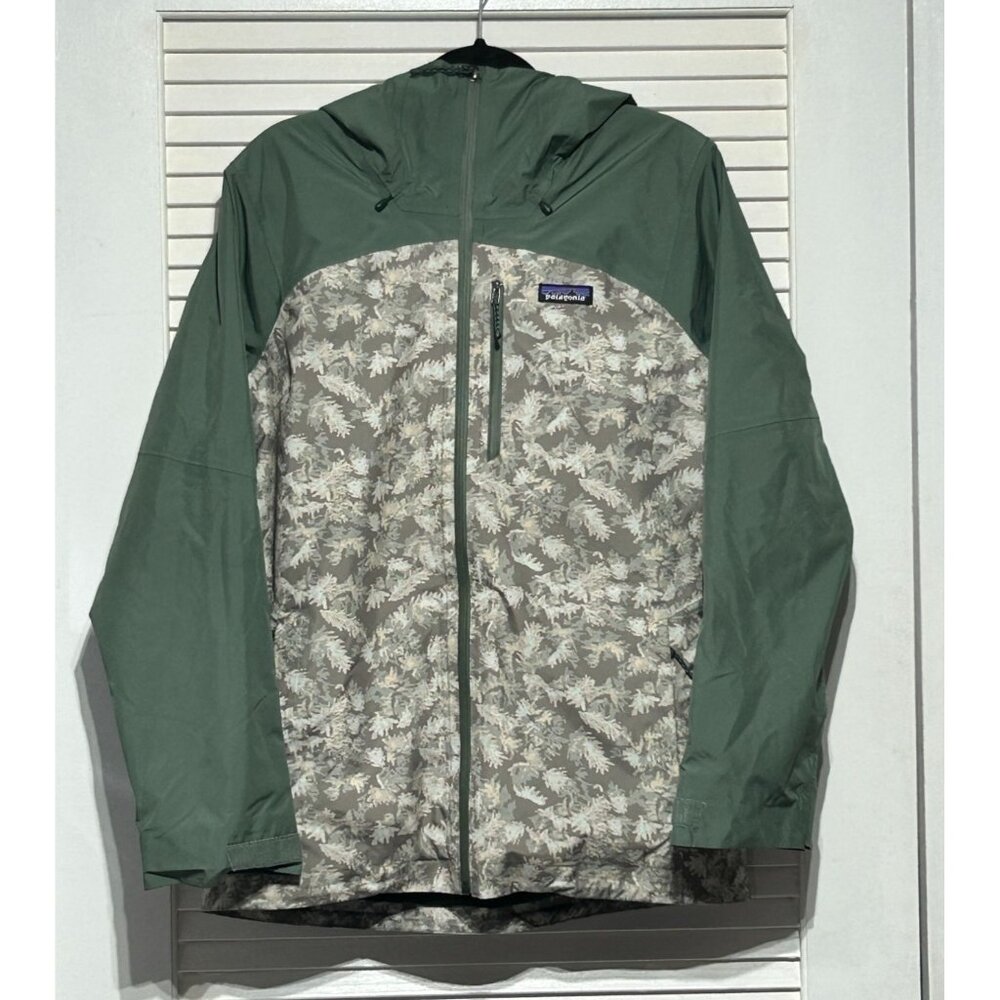 Patagonia Womens Hemlock Green Insulated Powder Town Jacket  Snowboard Sz M 3049 - Picture 10 of 14
